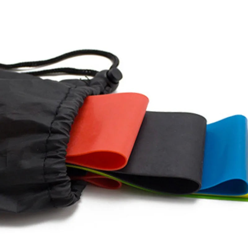 Resistance Band Multiple Resistance Set With Storage Bag For Home Fitness Stretch Rehabilitation Shaping