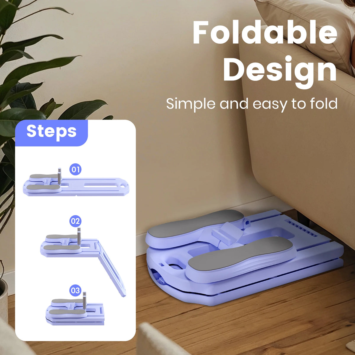 5-in-1 Foldable Pilates Abs Board Push-up Core Abdominal Strength Trainer Leg Arm Multifunctional Fitness Equipment for Women's