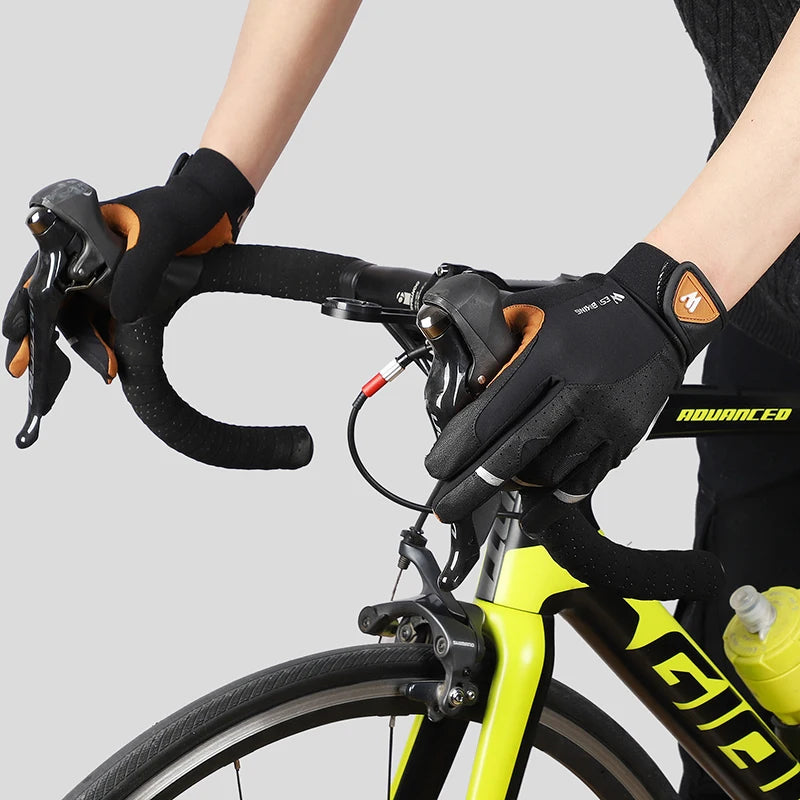 Racing Off Road Motorcycle Gloves Breathable Anti Slip MTB Road Bike Gloves Touch Screen Gym Training Gloves