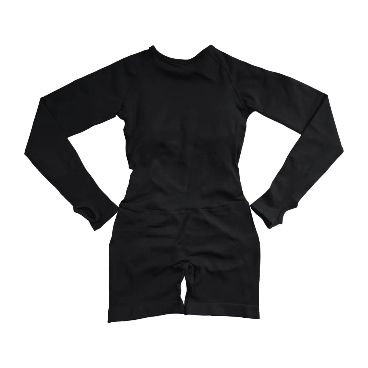 NCLAGEN Women Seamless One Piece Yoga Jumpsuit Long Sleeve Backless Gym Outfit Peach Hip Lifting Fitness Workout Sports Overalls