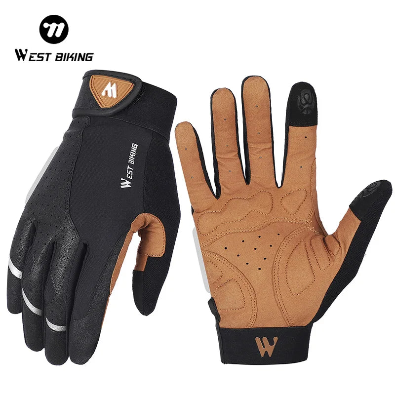 Racing Off Road Motorcycle Gloves Breathable Anti Slip MTB Road Bike Gloves Touch Screen Gym Training Gloves