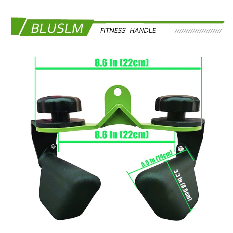 Adjustable Lat Pull down Bar, Cable Machine Attachments for Gym, Home Gym Fitness T-bar Row Pulldown Attachments