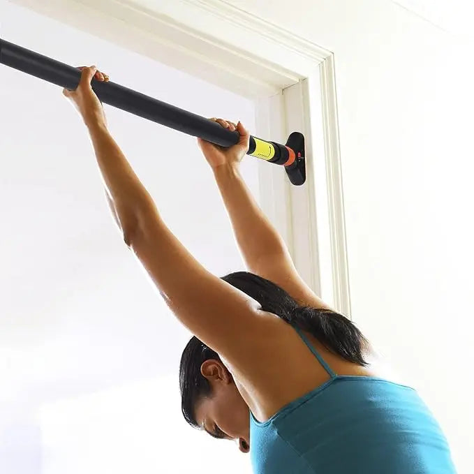 Pull Up Bar for Doorway, Strength Training Pull-up Bars, Chin Up Bar, No Screws, With Level Meter and Adjustable Width for Home Gym Upper Body Workout, No Installation Required