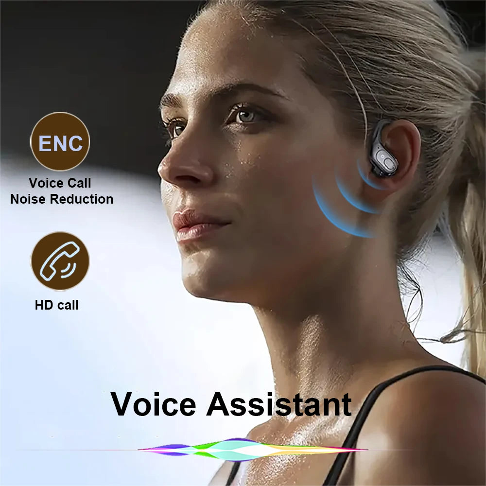 TWS Wireless Bluetooth Earphones Headset Wireless 5.3 Sports ear-hook Headset Stereo noise reduction Earbuds HD Call