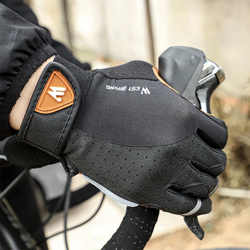 Racing Off Road Motorcycle Gloves Breathable Anti Slip MTB Road Bike Gloves Touch Screen Gym Training Gloves