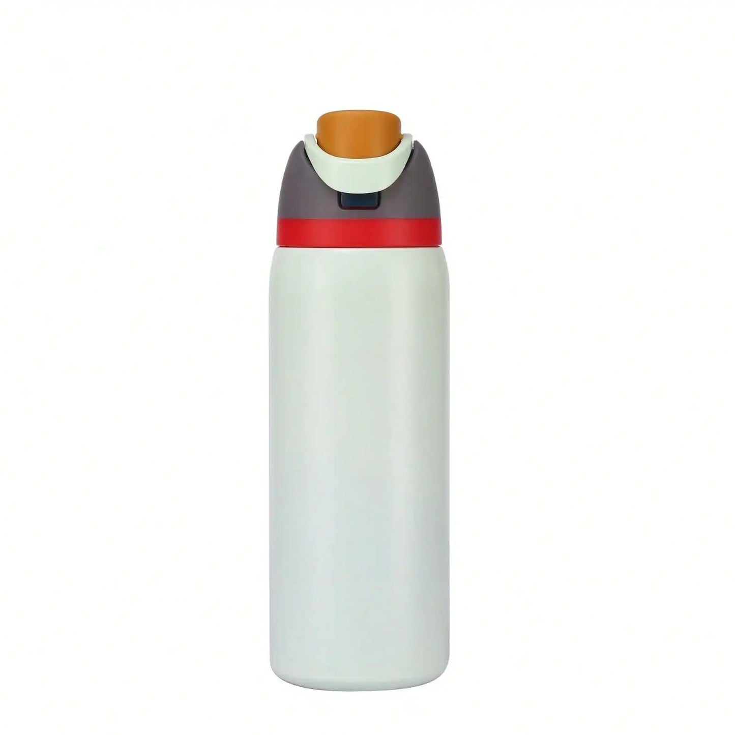 Insulated Stainless Steel Water Bottle with Straw,Reusable Sports and Travel Bottle for School, Kids, and Outdoors - Leakproof and BPA-Free (Lavender purple, 16.0, oz)