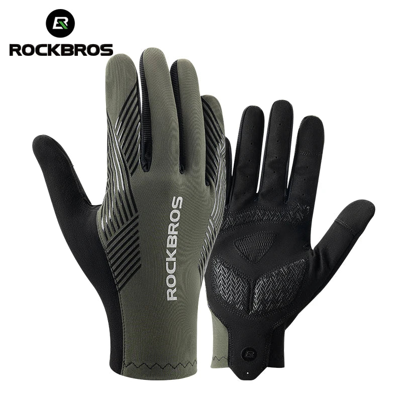 Sports Cycling Gloves Breathable MTB Road Bike Non-slip Gloves Touch Screen Men Women Full Finger Motorcycle Gloves