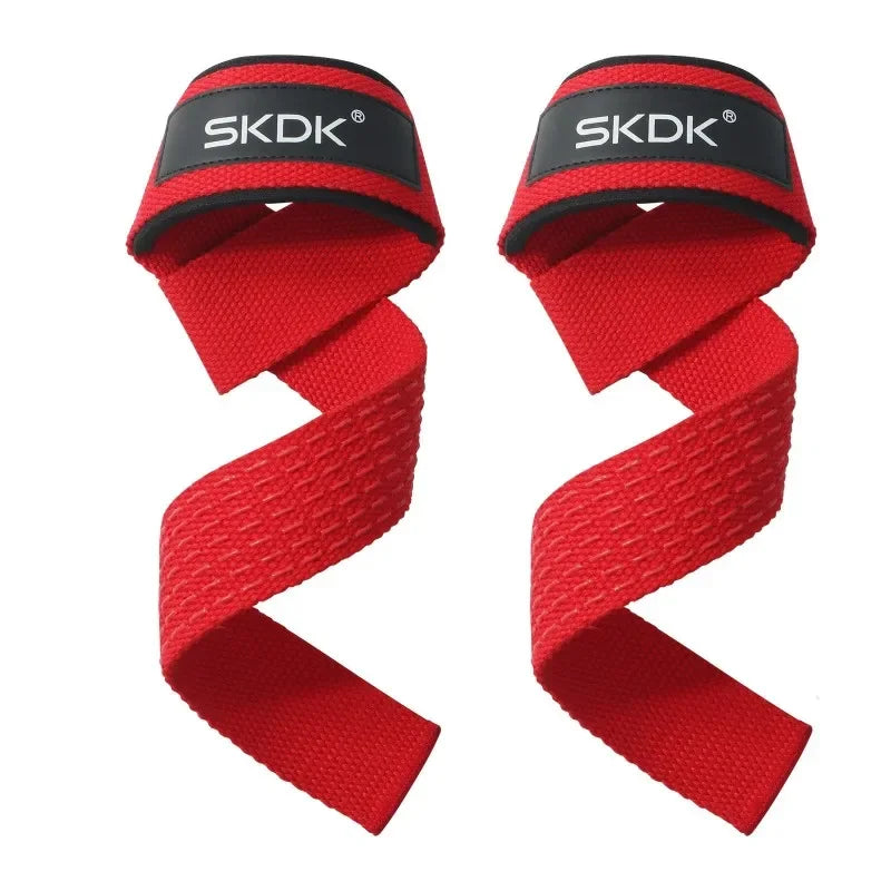 2PC Weightlifting Wrist Straps Sports Booster Belt Grip Belt Fitness Pull-up Bars Pull-ups Silicone Non-slip Deadlift Belt Band