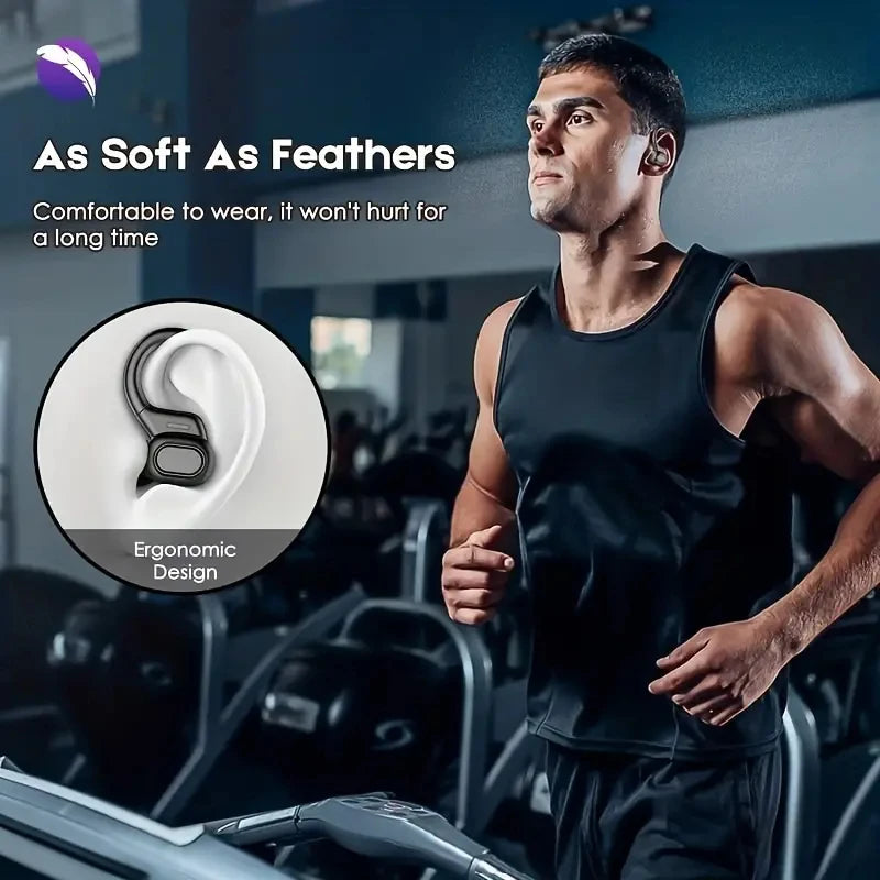 Bluetooth Earbuds Wireless Earphones Sport EarHook Headset 9D Hifi Stereo Sound Waterproof Headphones In Ear With Micphone