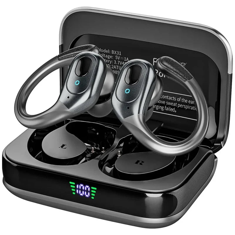 TWS Wireless Bluetooth Earphones Headset Wireless 5.3 Sports ear-hook Headset Stereo noise reduction Earbuds HD Call