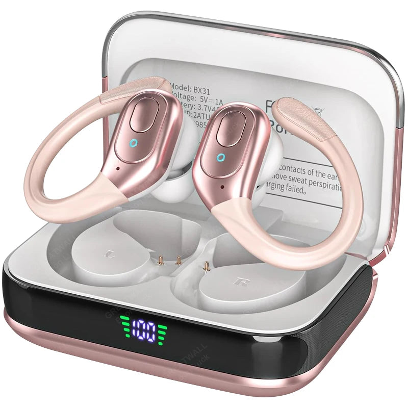 TWS Wireless Bluetooth Earphones Headset Wireless 5.3 Sports ear-hook Headset Stereo noise reduction Earbuds HD Call