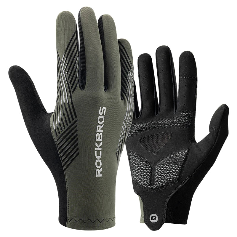 Sports Cycling Gloves Breathable MTB Road Bike Non-slip Gloves Touch Screen Men Women Full Finger Motorcycle Gloves