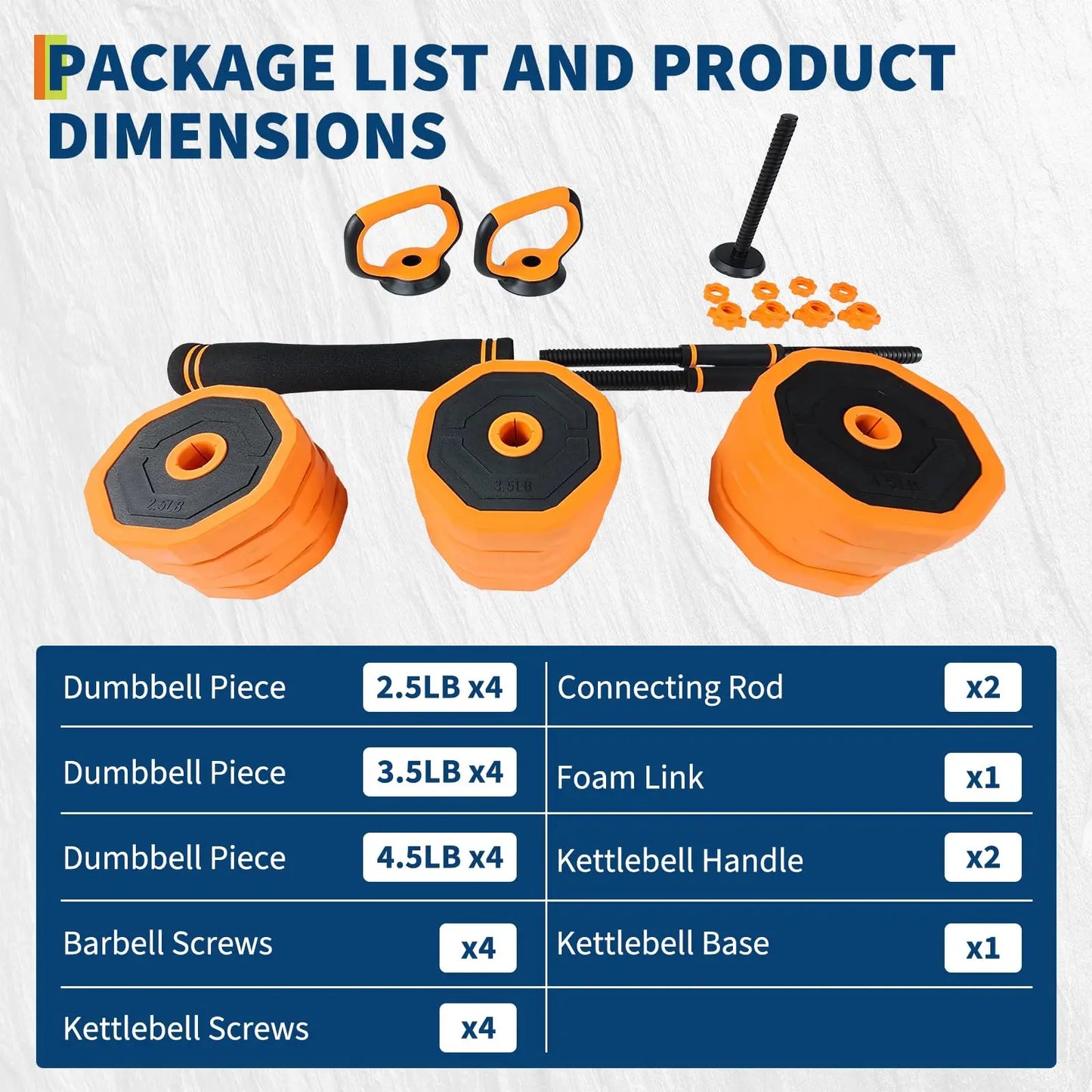 Adjustable Dumbbells, 44/66/88lbs Free Weight Set with Connector,4 In1 Dumbbells Set Used As Barbell,Kettlebells,Push Up Stand for Home Gym