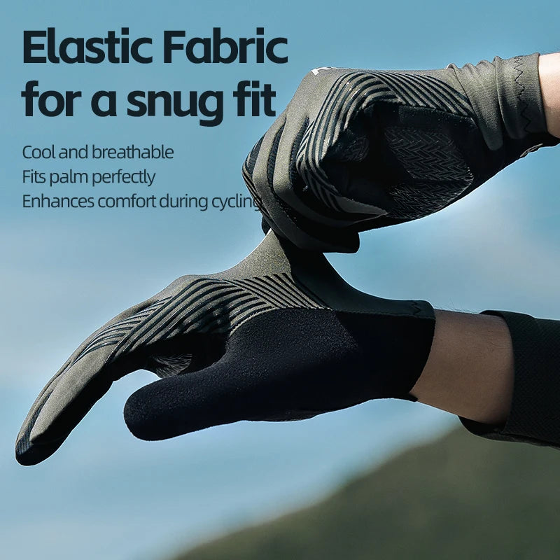 Sports Cycling Gloves Breathable MTB Road Bike Non-slip Gloves Touch Screen Men Women Full Finger Motorcycle Gloves