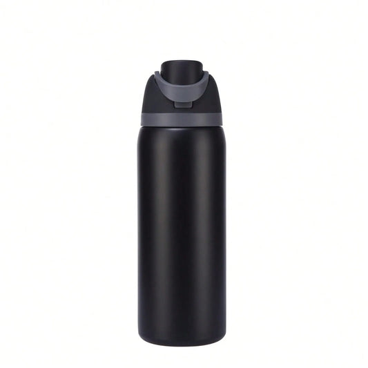 Insulated Stainless Steel Water Bottle with Straw,Reusable Sports and Travel Bottle for School, Kids, and Outdoors - Leakproof and BPA-Free (Lavender purple, 16.0, oz)