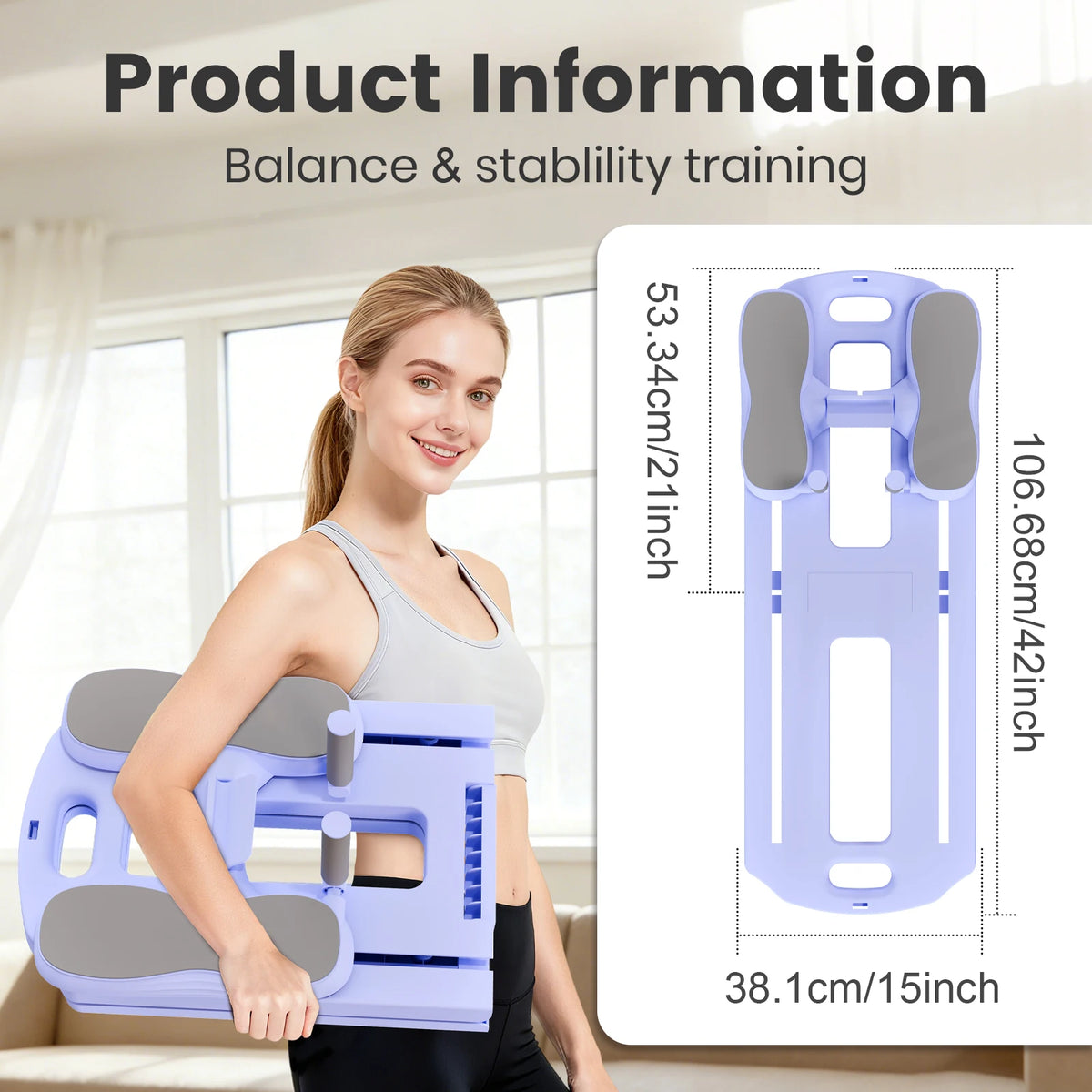 5-in-1 Foldable Pilates Abs Board Push-up Core Abdominal Strength Trainer Leg Arm Multifunctional Fitness Equipment for Women's