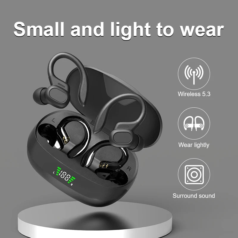 Bluetooth Earbuds Wireless Earphones Sport EarHook Headset 9D Hifi Stereo Sound Waterproof Headphones In Ear With Micphone