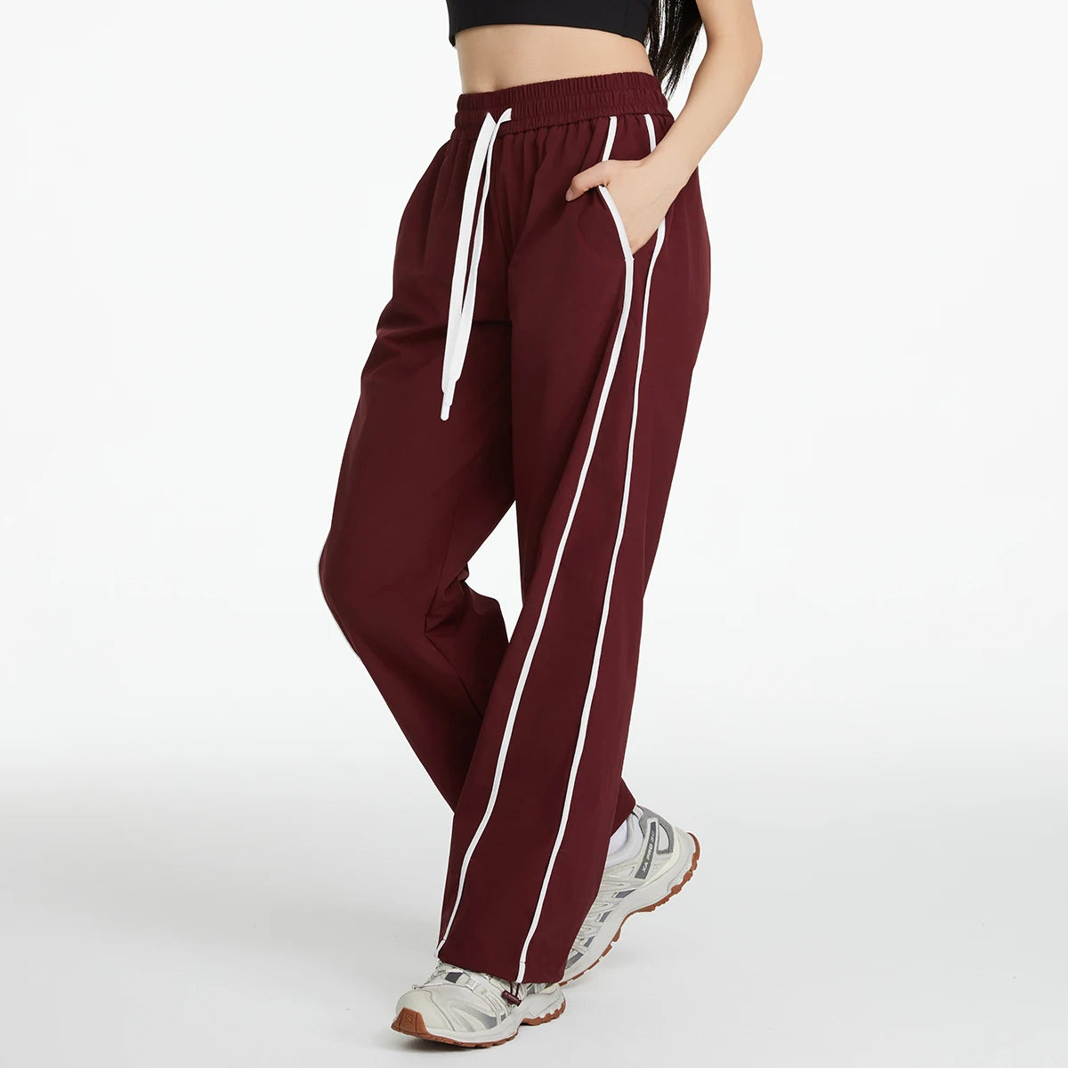 Sports Trousers Women Summer Cool Windproof Outdoor Mountaineering Loose Casual Wide-leg Pants Quick-drying Sun Protection Pants