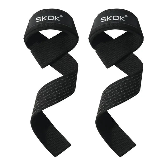 2PC Weightlifting Wrist Straps Sports Booster Belt Grip Belt Fitness Pull-up Bars Pull-ups Silicone Non-slip Deadlift Belt Band